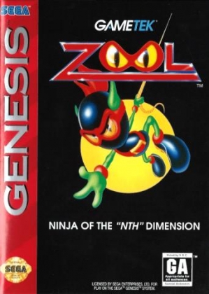 Zool Ninja of th Nth Dimension megadrive